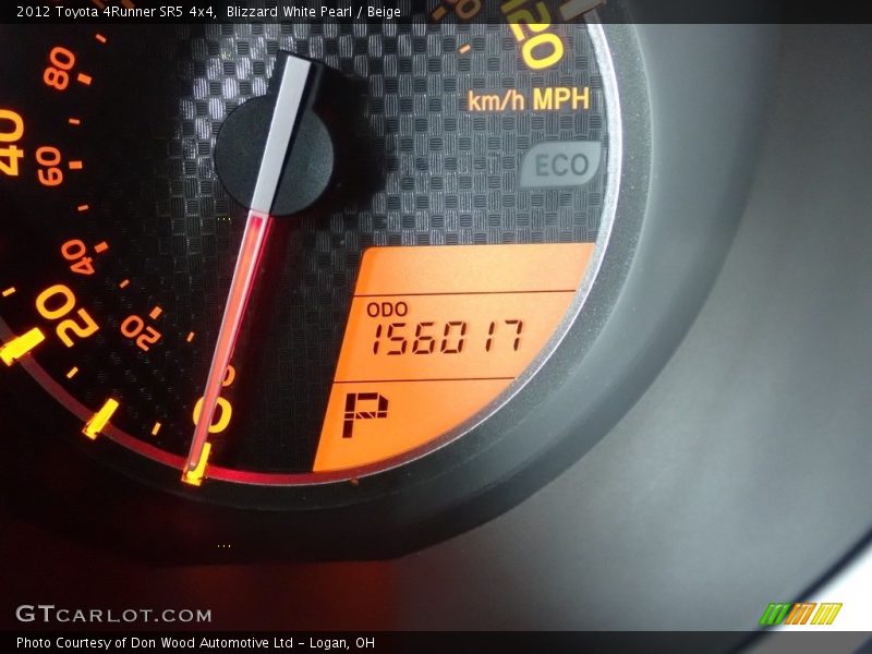 Blizzard White Pearl / Beige 2012 Toyota 4Runner SR5 4x4