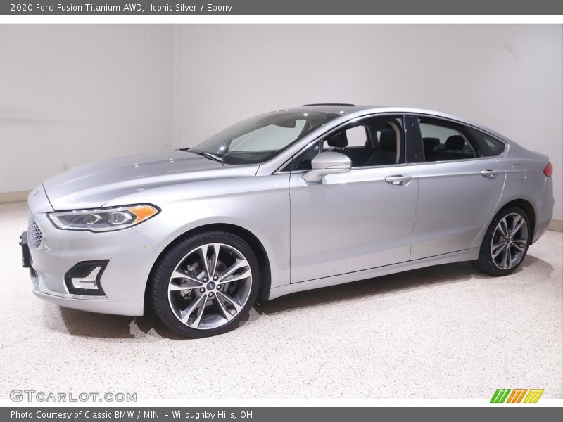 Iconic Silver / Ebony 2020 Ford Fusion Titanium AWD