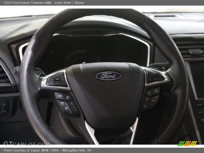 Iconic Silver / Ebony 2020 Ford Fusion Titanium AWD