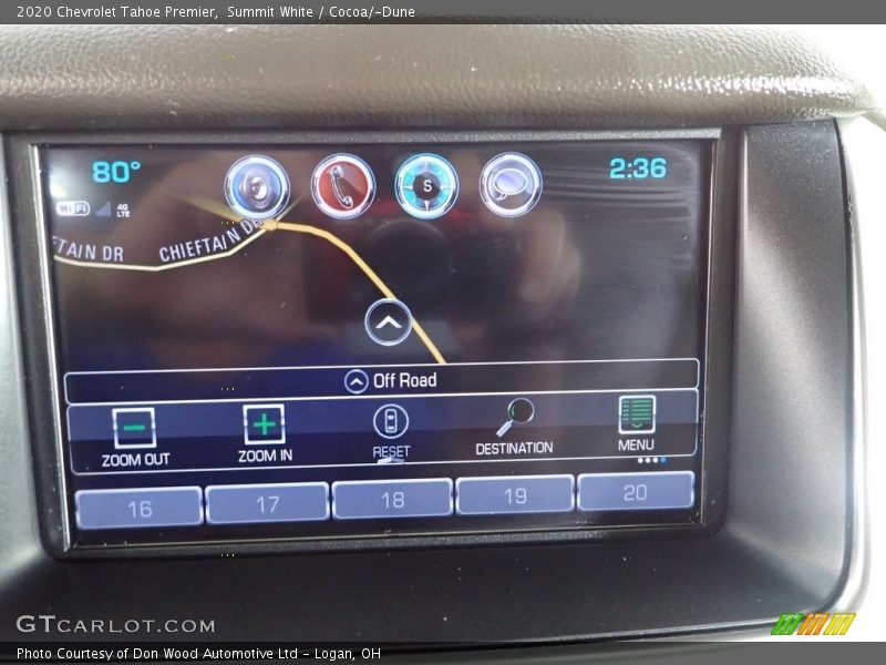 Summit White / Cocoa/­Dune 2020 Chevrolet Tahoe Premier