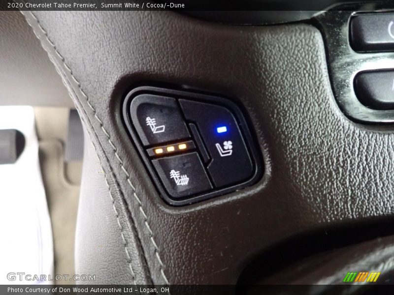 Summit White / Cocoa/­Dune 2020 Chevrolet Tahoe Premier