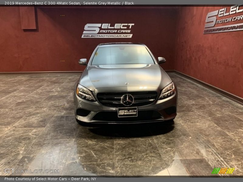 Selenite Grey Metallic / Black 2019 Mercedes-Benz C 300 4Matic Sedan