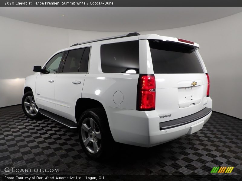 Summit White / Cocoa/­Dune 2020 Chevrolet Tahoe Premier