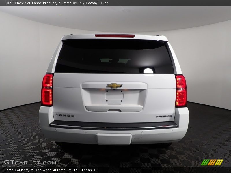 Summit White / Cocoa/­Dune 2020 Chevrolet Tahoe Premier