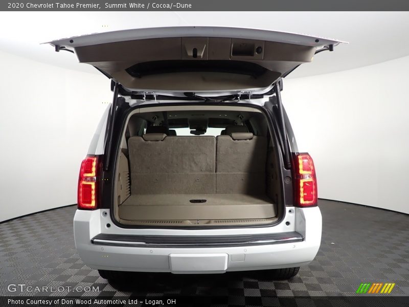 Summit White / Cocoa/­Dune 2020 Chevrolet Tahoe Premier