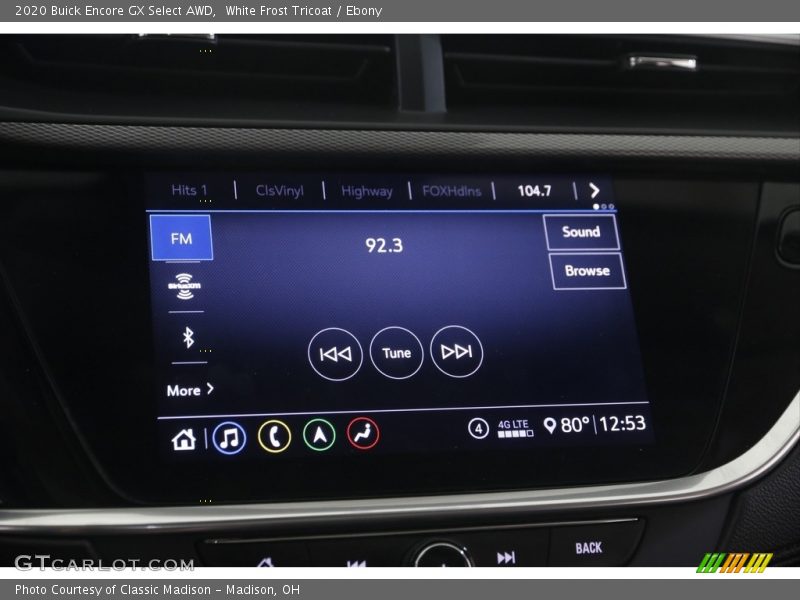 White Frost Tricoat / Ebony 2020 Buick Encore GX Select AWD