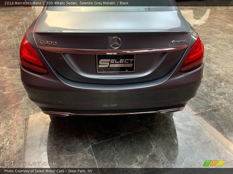 Selenite Grey Metallic / Black 2019 Mercedes-Benz C 300 4Matic Sedan