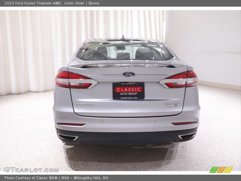 Iconic Silver / Ebony 2020 Ford Fusion Titanium AWD