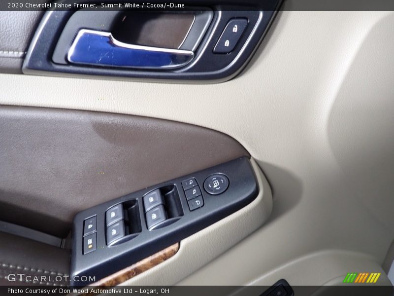 Summit White / Cocoa/­Dune 2020 Chevrolet Tahoe Premier