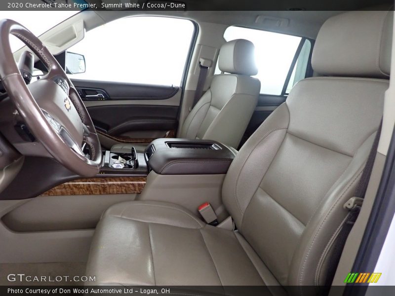 Summit White / Cocoa/­Dune 2020 Chevrolet Tahoe Premier