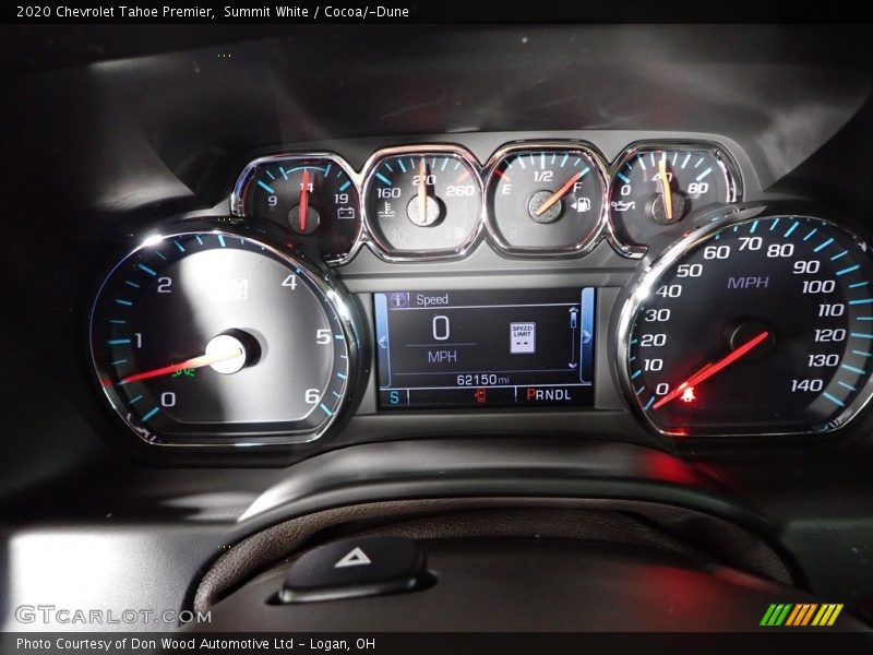 Summit White / Cocoa/­Dune 2020 Chevrolet Tahoe Premier