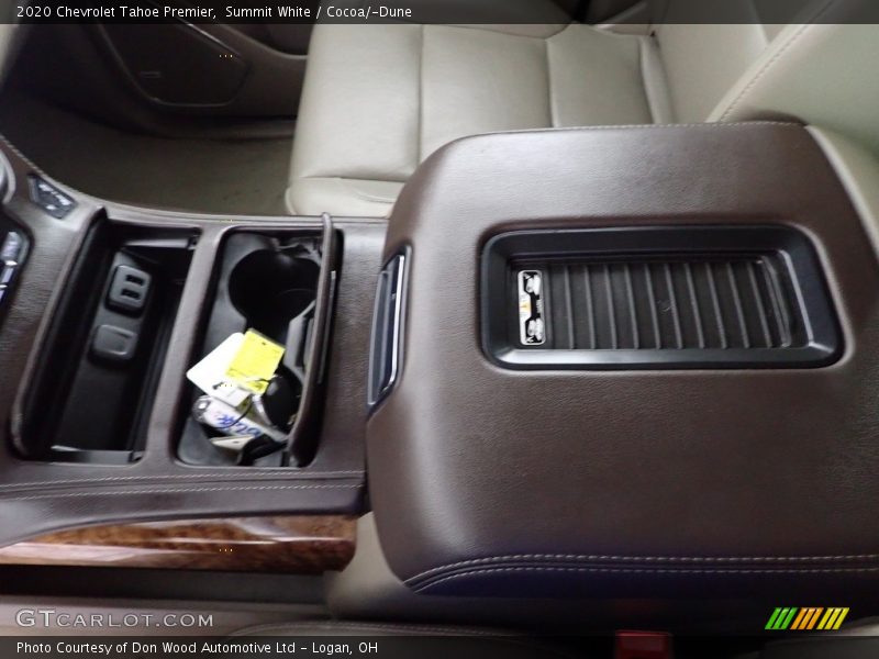 Summit White / Cocoa/­Dune 2020 Chevrolet Tahoe Premier