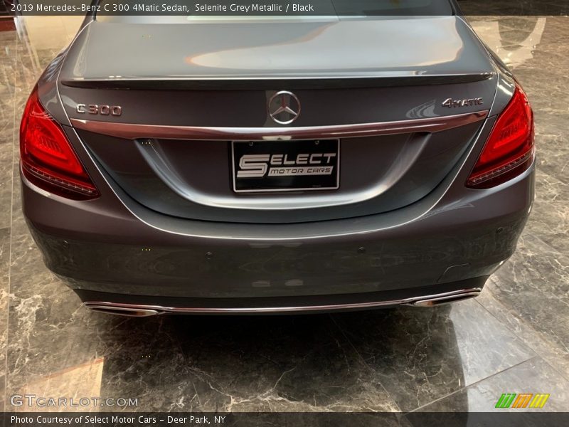 Selenite Grey Metallic / Black 2019 Mercedes-Benz C 300 4Matic Sedan