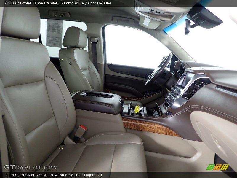 Summit White / Cocoa/­Dune 2020 Chevrolet Tahoe Premier