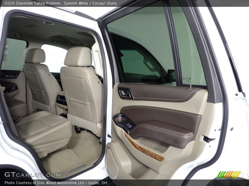 Summit White / Cocoa/­Dune 2020 Chevrolet Tahoe Premier