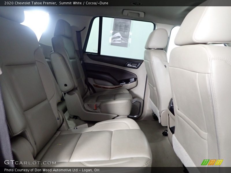 Summit White / Cocoa/­Dune 2020 Chevrolet Tahoe Premier