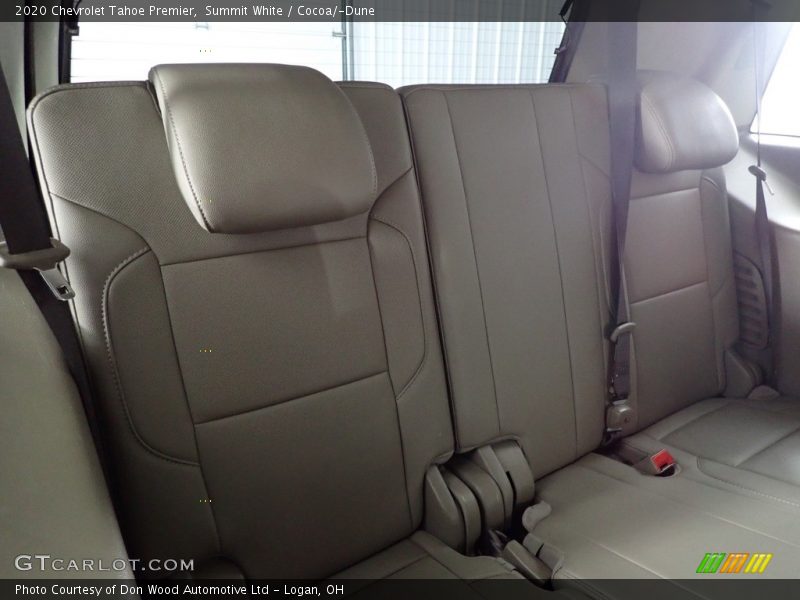 Summit White / Cocoa/­Dune 2020 Chevrolet Tahoe Premier