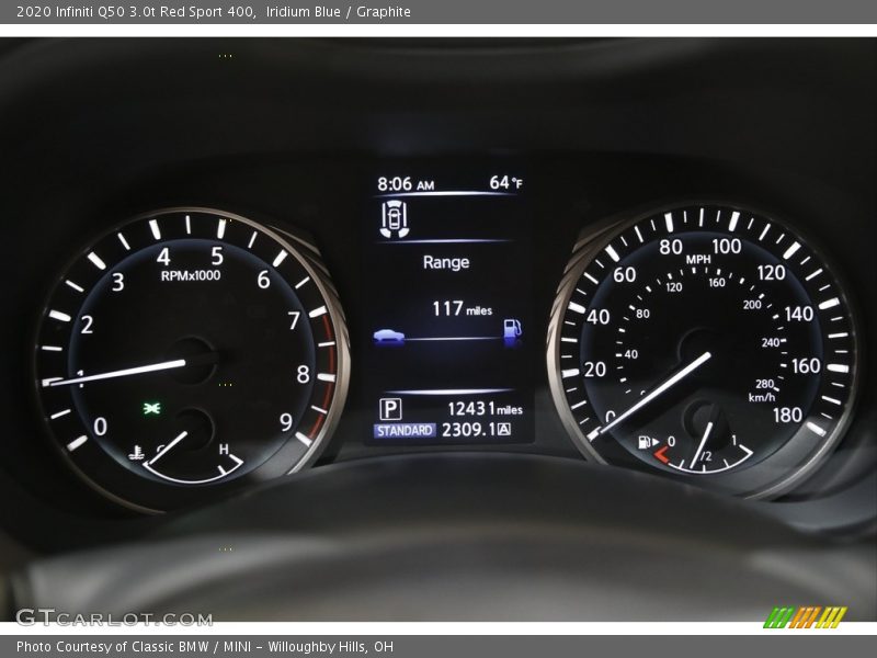  2020 Q50 3.0t Red Sport 400 3.0t Red Sport 400 Gauges