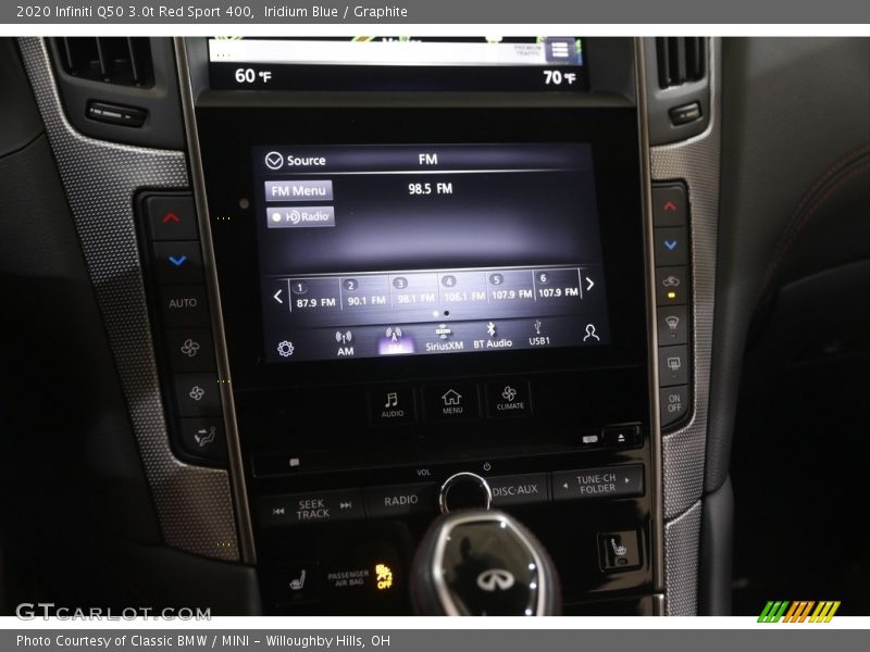 Iridium Blue / Graphite 2020 Infiniti Q50 3.0t Red Sport 400