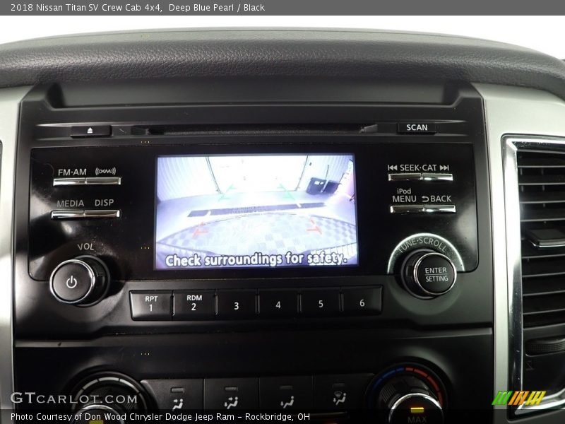 Deep Blue Pearl / Black 2018 Nissan Titan SV Crew Cab 4x4