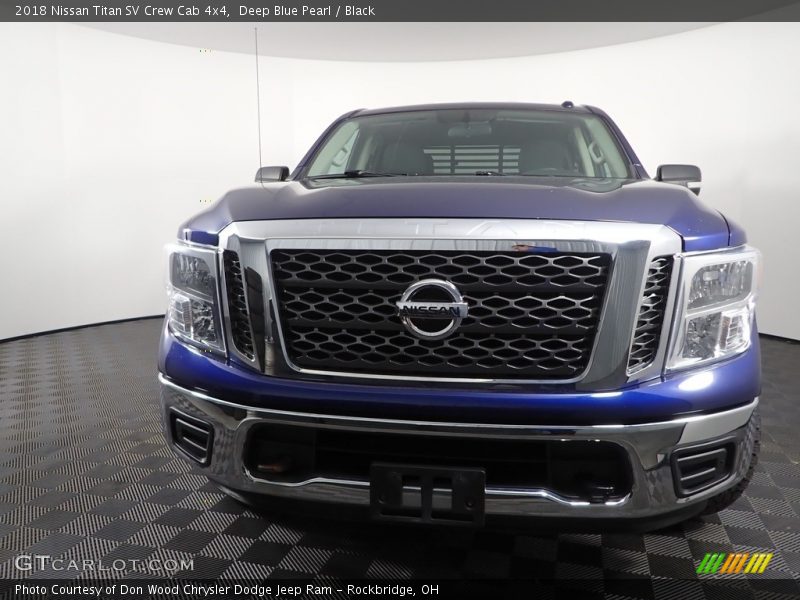 Deep Blue Pearl / Black 2018 Nissan Titan SV Crew Cab 4x4