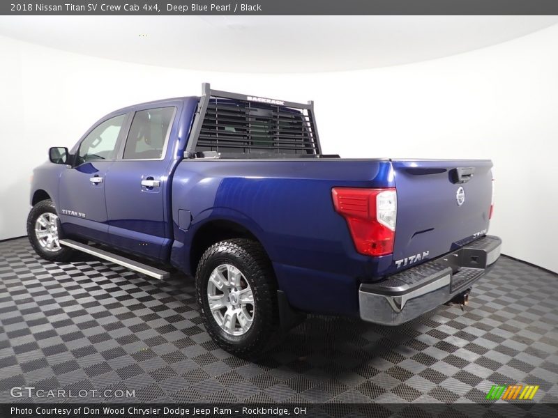 Deep Blue Pearl / Black 2018 Nissan Titan SV Crew Cab 4x4