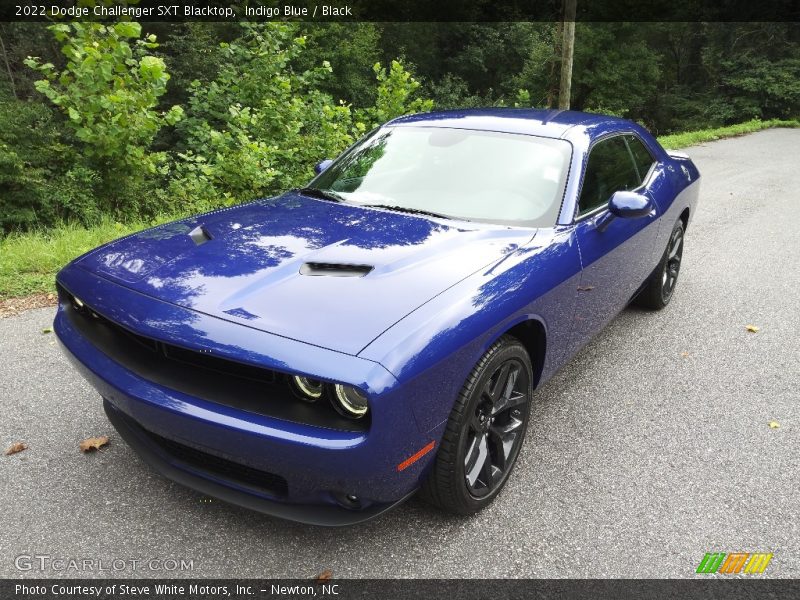 Indigo Blue / Black 2022 Dodge Challenger SXT Blacktop