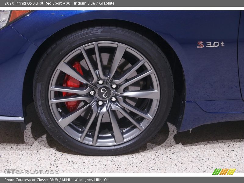  2020 Q50 3.0t Red Sport 400 Wheel
