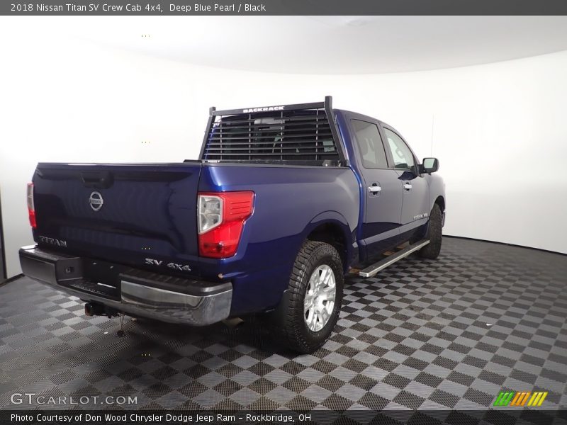 Deep Blue Pearl / Black 2018 Nissan Titan SV Crew Cab 4x4