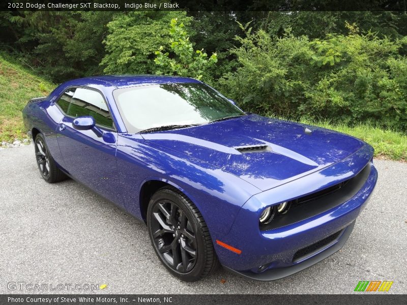 Indigo Blue / Black 2022 Dodge Challenger SXT Blacktop