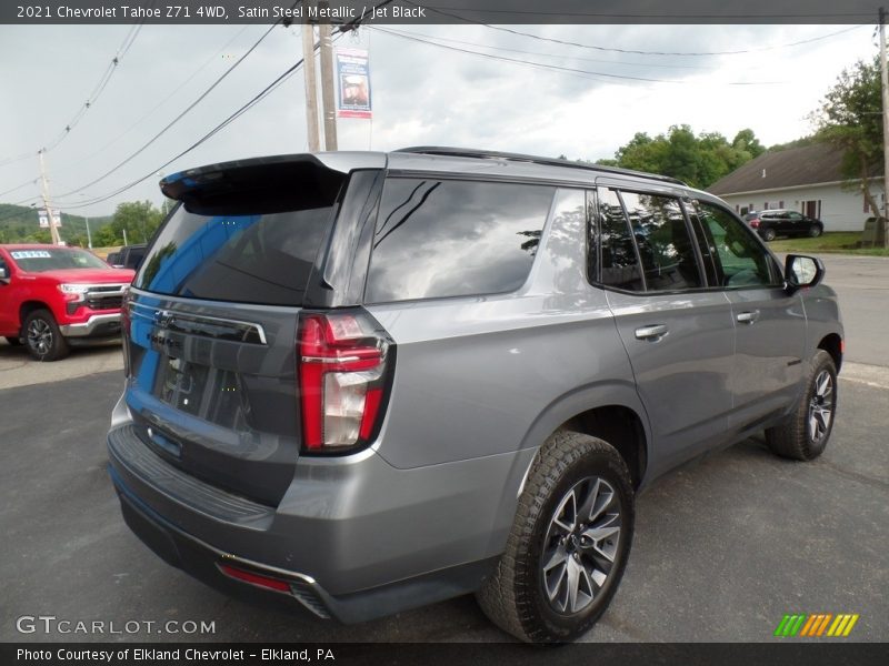 Satin Steel Metallic / Jet Black 2021 Chevrolet Tahoe Z71 4WD