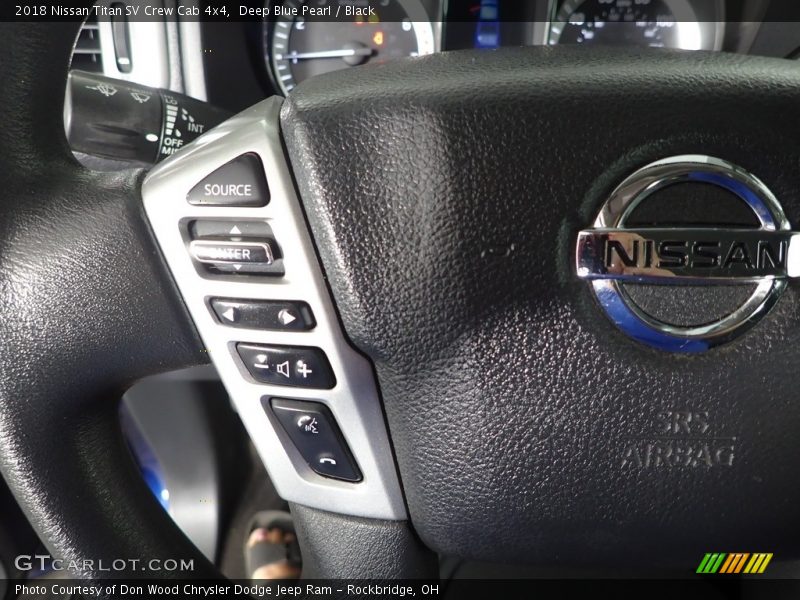 Deep Blue Pearl / Black 2018 Nissan Titan SV Crew Cab 4x4