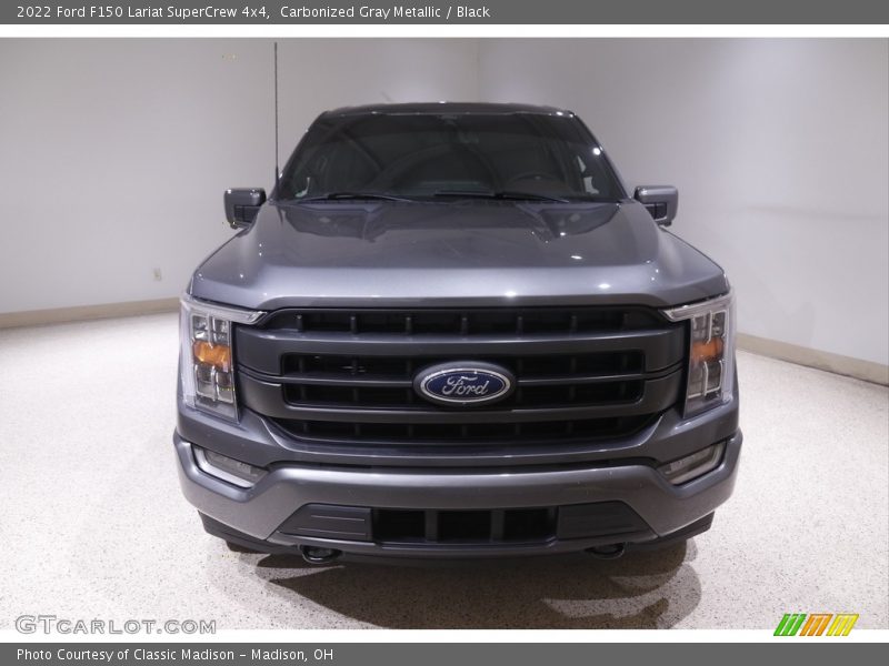 Carbonized Gray Metallic / Black 2022 Ford F150 Lariat SuperCrew 4x4