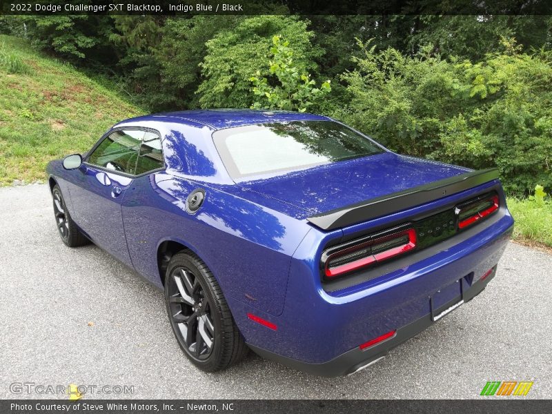 Indigo Blue / Black 2022 Dodge Challenger SXT Blacktop
