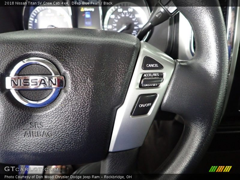 Deep Blue Pearl / Black 2018 Nissan Titan SV Crew Cab 4x4