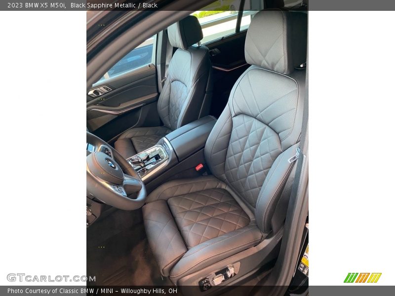  2023 X5 M50i Black Interior