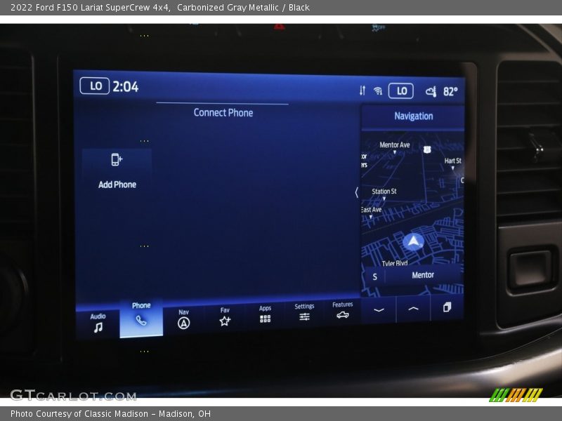 Carbonized Gray Metallic / Black 2022 Ford F150 Lariat SuperCrew 4x4