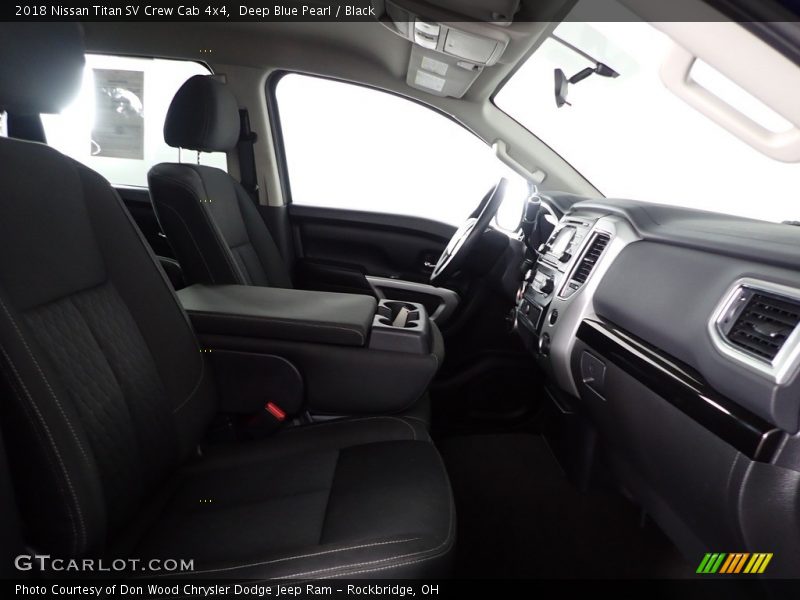 Deep Blue Pearl / Black 2018 Nissan Titan SV Crew Cab 4x4
