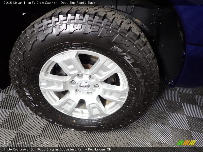 Deep Blue Pearl / Black 2018 Nissan Titan SV Crew Cab 4x4