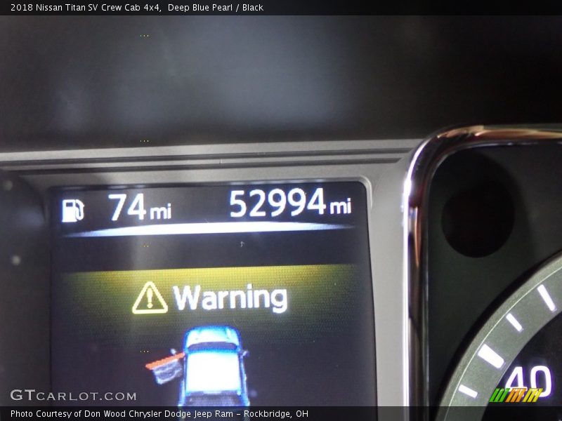 Deep Blue Pearl / Black 2018 Nissan Titan SV Crew Cab 4x4
