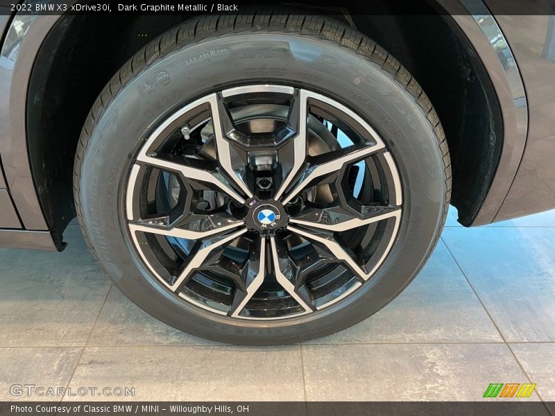 Dark Graphite Metallic / Black 2022 BMW X3 xDrive30i