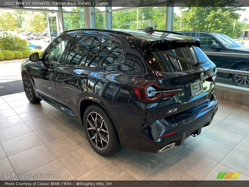 Carbon Black Metallic / Cognac 2022 BMW X3 xDrive30i