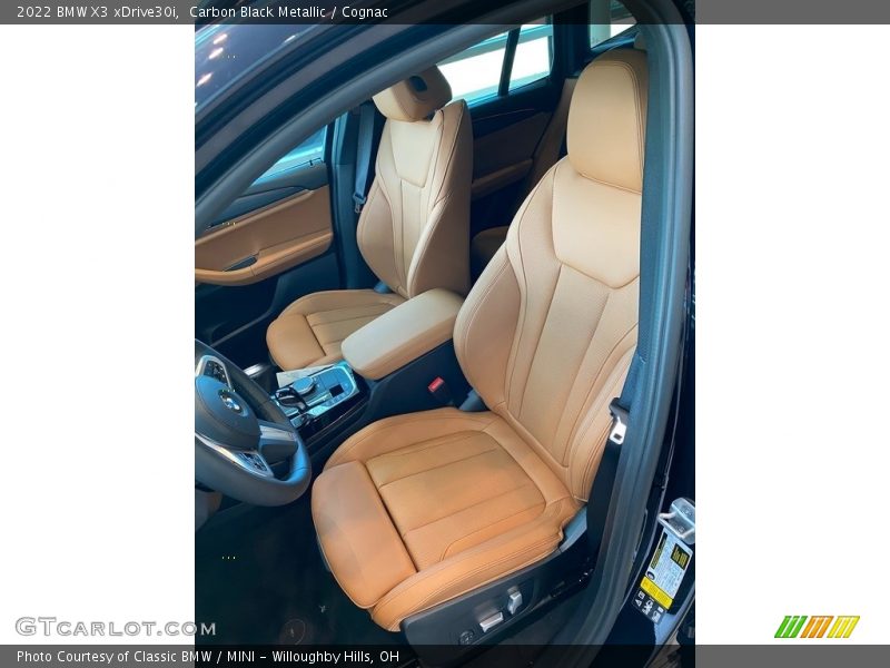 Carbon Black Metallic / Cognac 2022 BMW X3 xDrive30i
