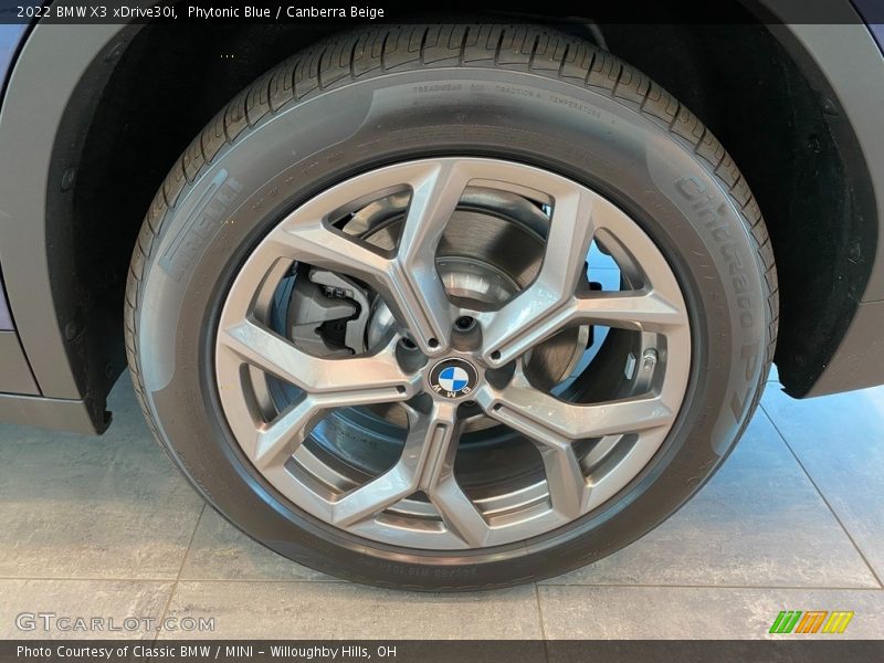 Phytonic Blue / Canberra Beige 2022 BMW X3 xDrive30i