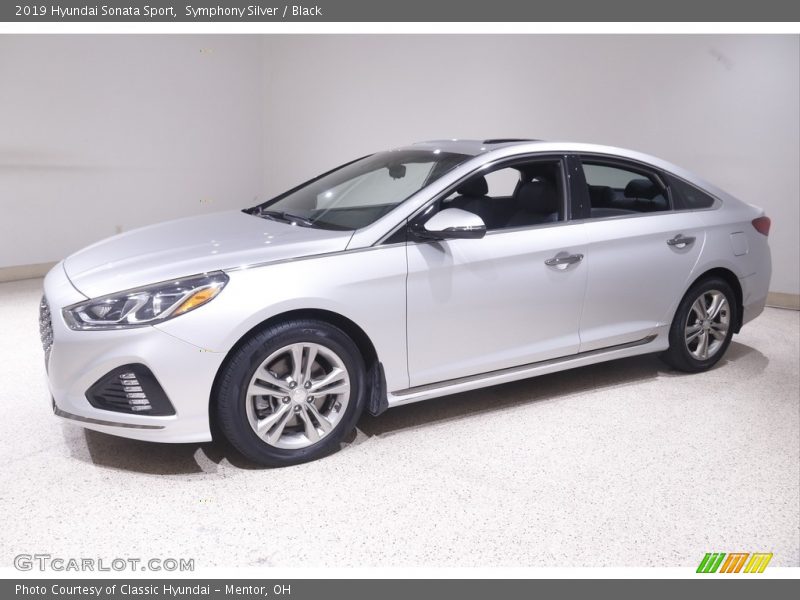 Symphony Silver / Black 2019 Hyundai Sonata Sport