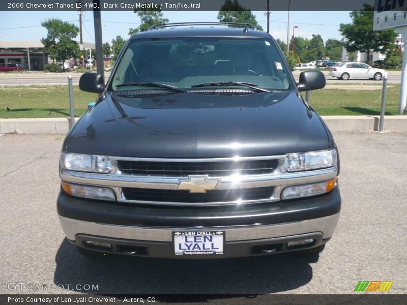 Dark Gray Metallic / Tan/Neutral 2006 Chevrolet Tahoe LS 4WD