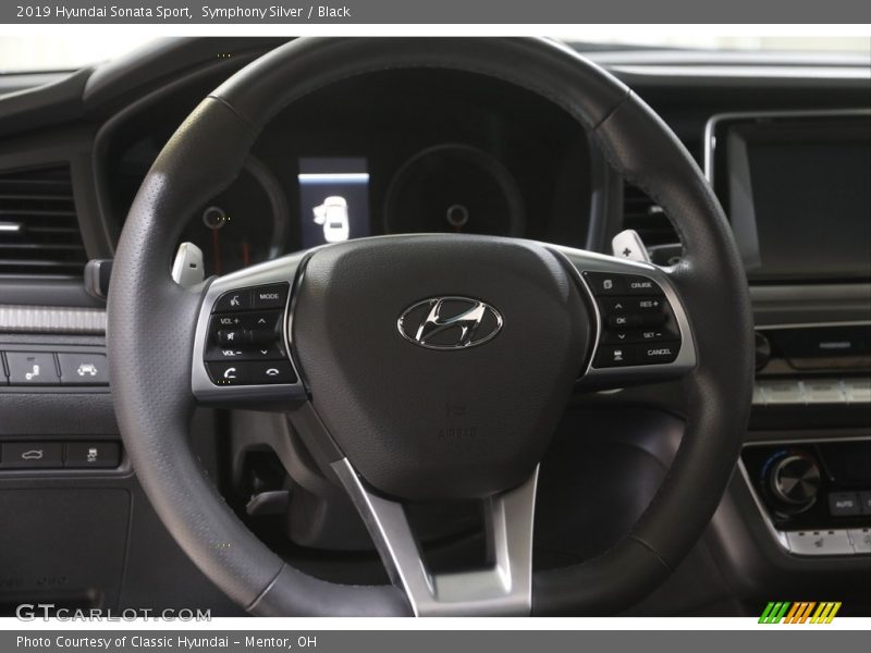 Symphony Silver / Black 2019 Hyundai Sonata Sport