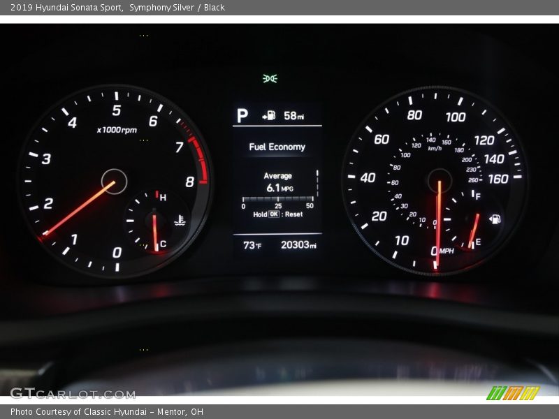 Symphony Silver / Black 2019 Hyundai Sonata Sport