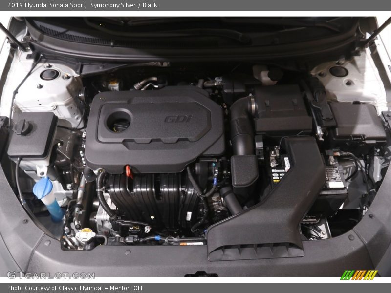 Symphony Silver / Black 2019 Hyundai Sonata Sport