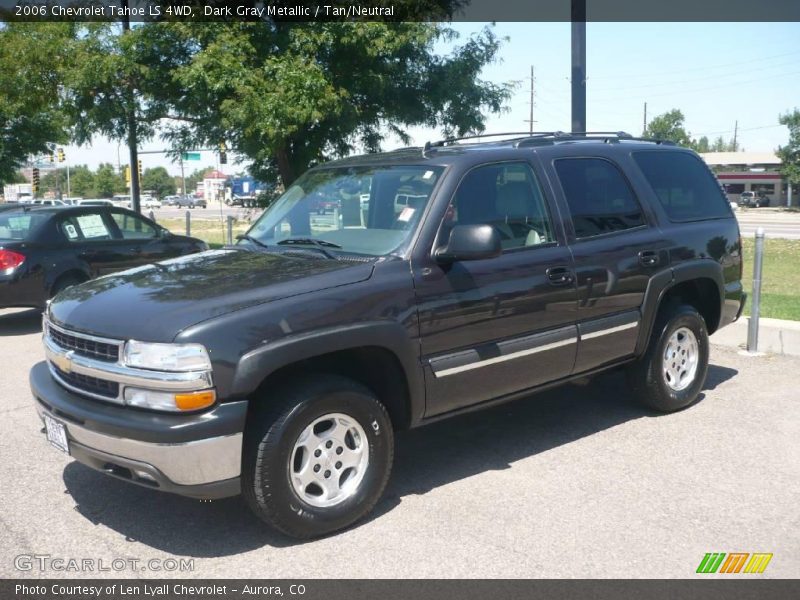 Dark Gray Metallic / Tan/Neutral 2006 Chevrolet Tahoe LS 4WD
